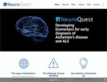Tablet Screenshot of neuro-quest.com